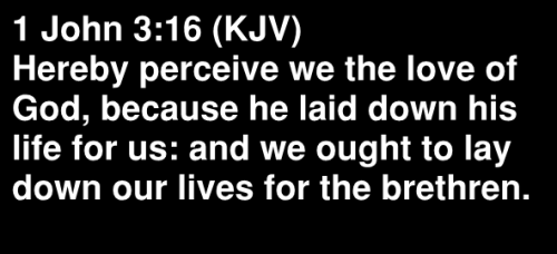 1 John 3.16