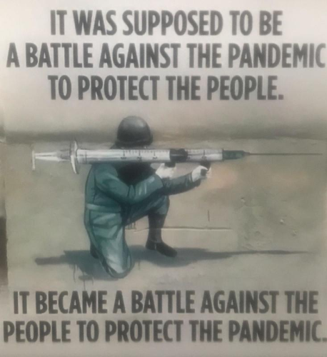 Battle against the people to protect the pandemic