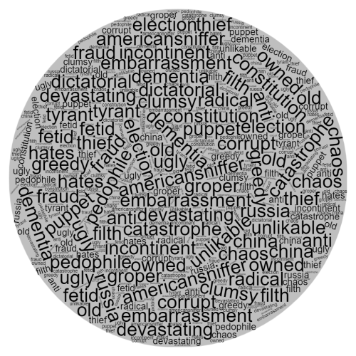 biden word cloud