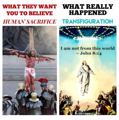 Human Sacrifice vs. Transfiguration