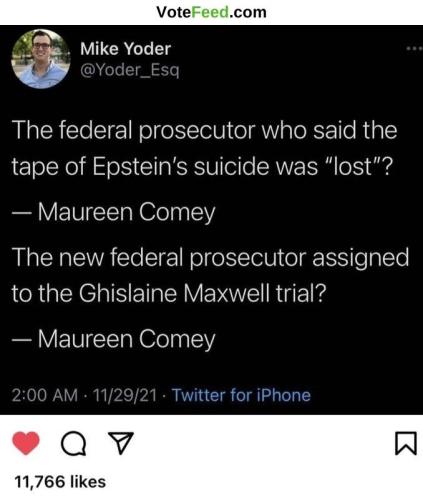 federals prosecutor who said the tape of epsteins suicide was lost