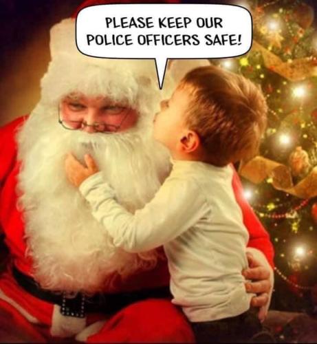 Christmas - Please keep police safe