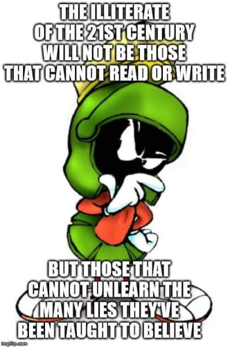 the illiterate of the 21st century