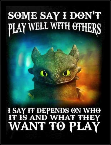 Don't play well with others