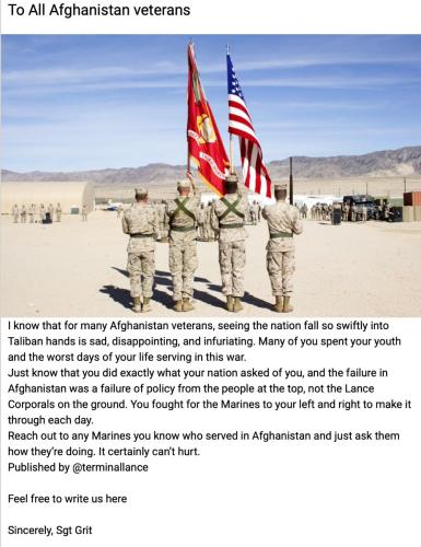 Afghanistan veterans - Policy failure from the top