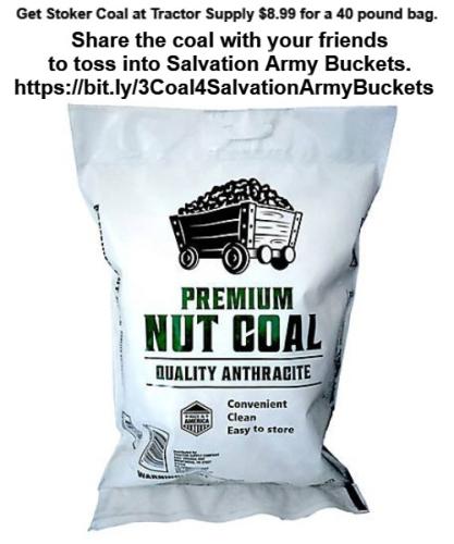 Salvation Army nut coal