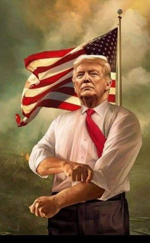 President Trump Painting