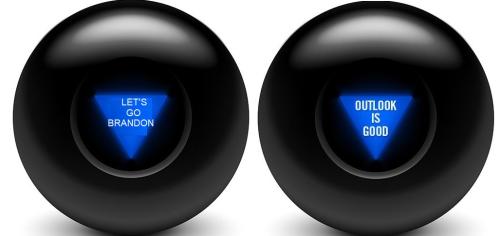 Biden Magic 8 Ball Good News Source