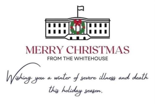 merry christmas from the white house