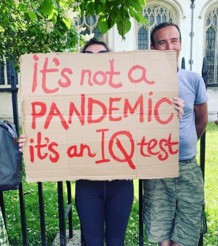 IT'S NOT A PANDEMIC IT'S AN IQ TEST