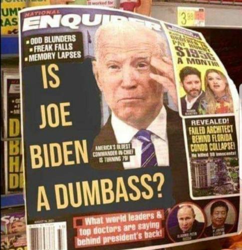 National Enquirer Is Biden Dumbass