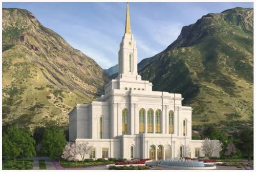 Provo Temple rendering