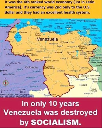 Venezuela - Destroyed by socialism - In 10 years