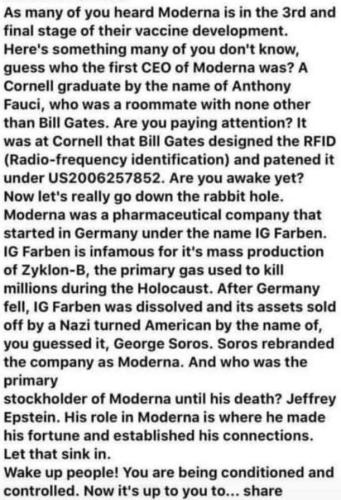 Moderna - where and with who it started