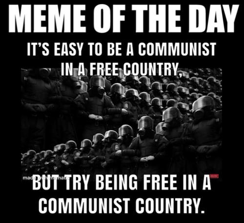 Freedom to be a commie