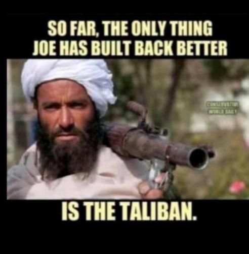 BUILD BACK BETTER TALIBAN