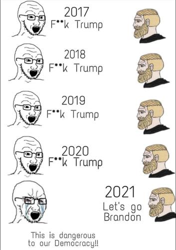 Eff Trump vs Let's go Brandon