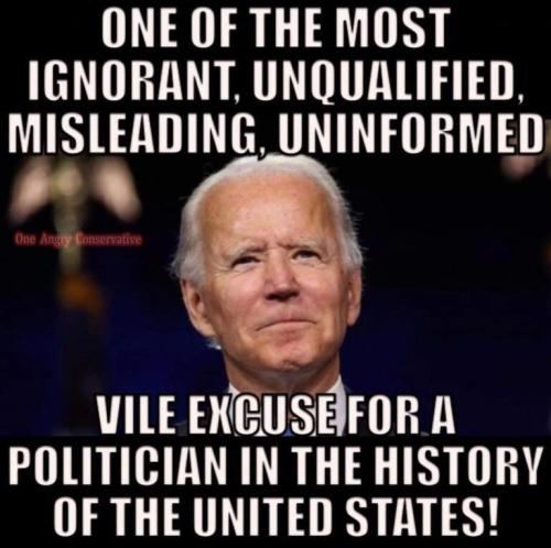 Biden the most foul