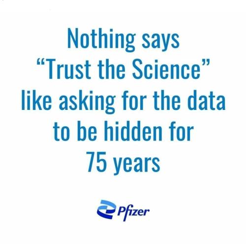Pfizer trust the science