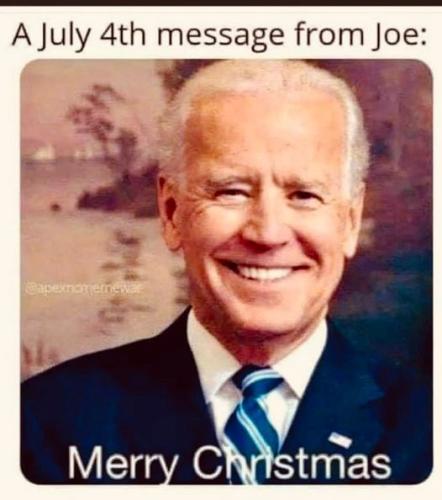 A JULY 4TH MESSAGE FROM JOE