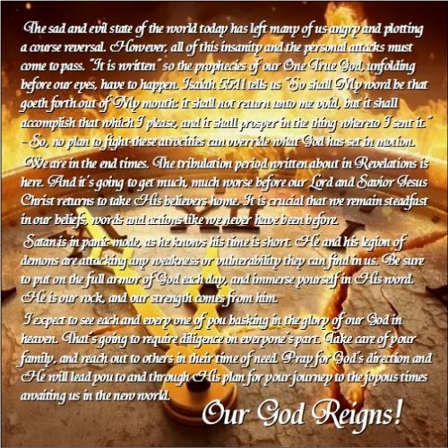 These Things Must Come To Pass