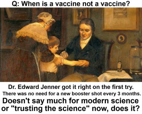 Dr. Edward Jenner got it right on the first try SMALL