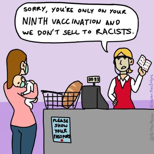 NinthVaccineWeDontSellToRacist