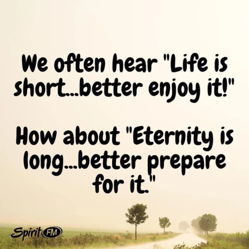 Eternity is long