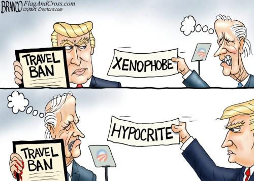 AF Branco Joey Biden Come Lately Travel Ban