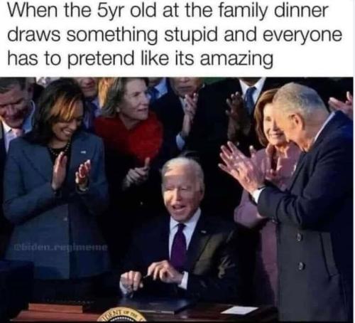 bidenbozoatdinnerdrawingsomethingstupid