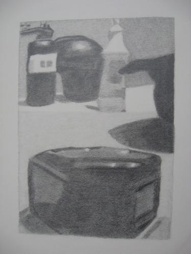 Still-Life Drawing II with Spatial Ilusion
