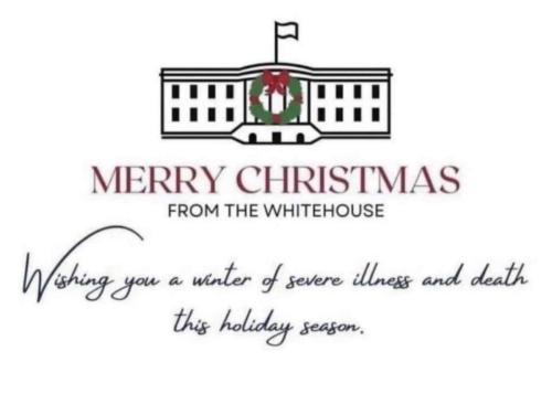merry christmas from WH