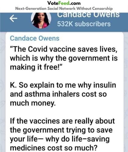 the covid vaccine saves lives which is why the government is making it free meme