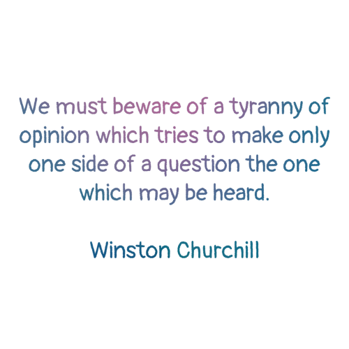 Churchill tyranny quote