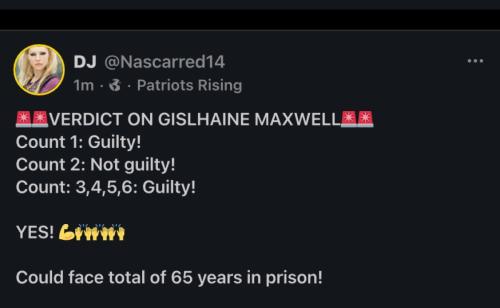 The verdicts are in on Ghislane Maxwell