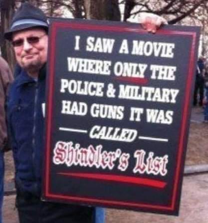 movie police & military only have guns