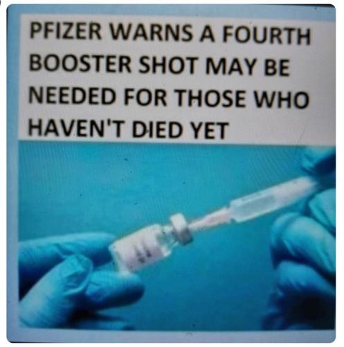 pfizer a 4th if not dead