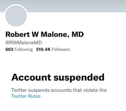 Twitter suspends MD