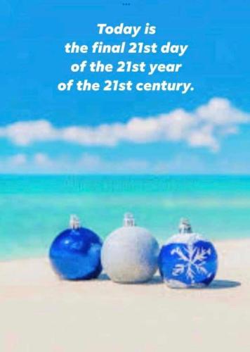 Twenty first day - - Of the twenty first year...