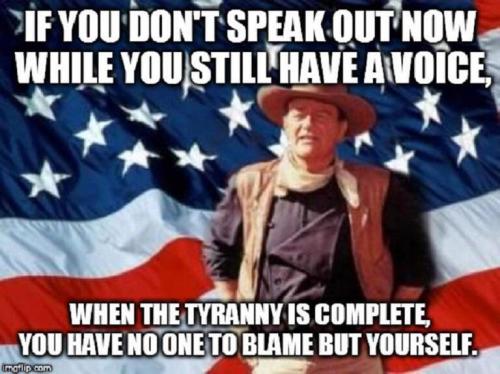 Speak out before its too late