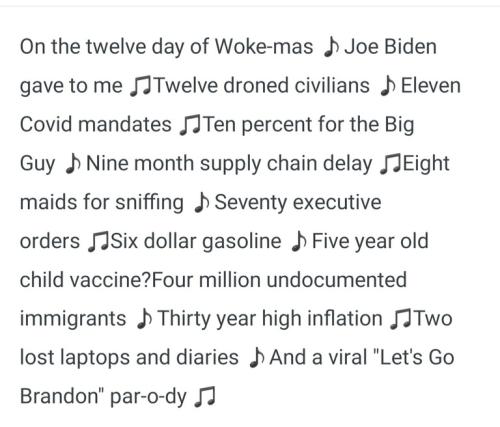12 days of biden