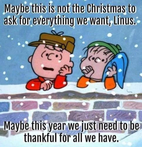 Be thankful