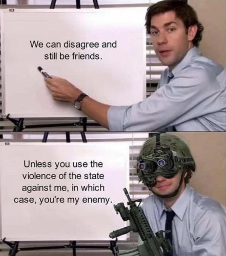 M disagree