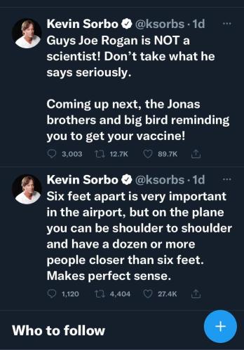Kevin Sorbo tweet