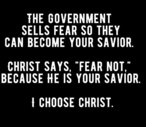 GovtSellsFearBecomeYourSavior