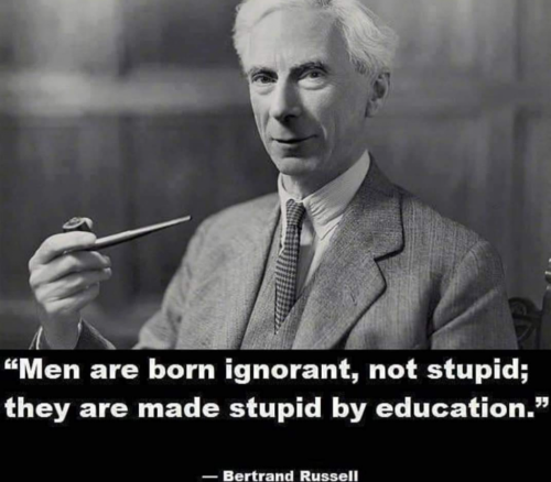 made stupid by education
