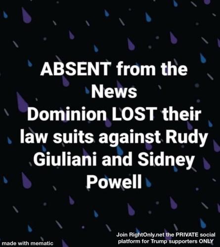 Dominion lost