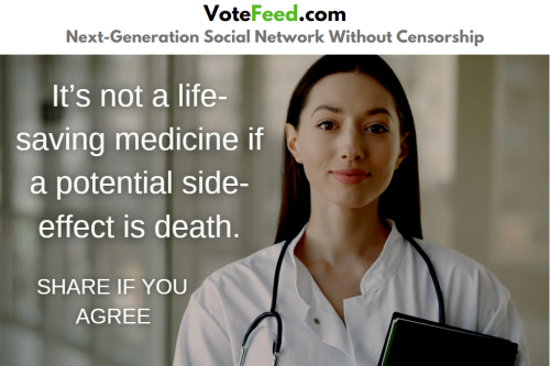 It’s not a life-saving medicine if a potential side-effect is death.