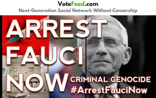 Arrest Fauci Now