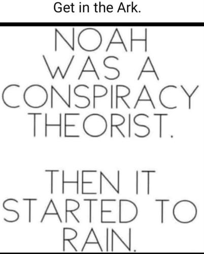 Noah conspiracy theorist